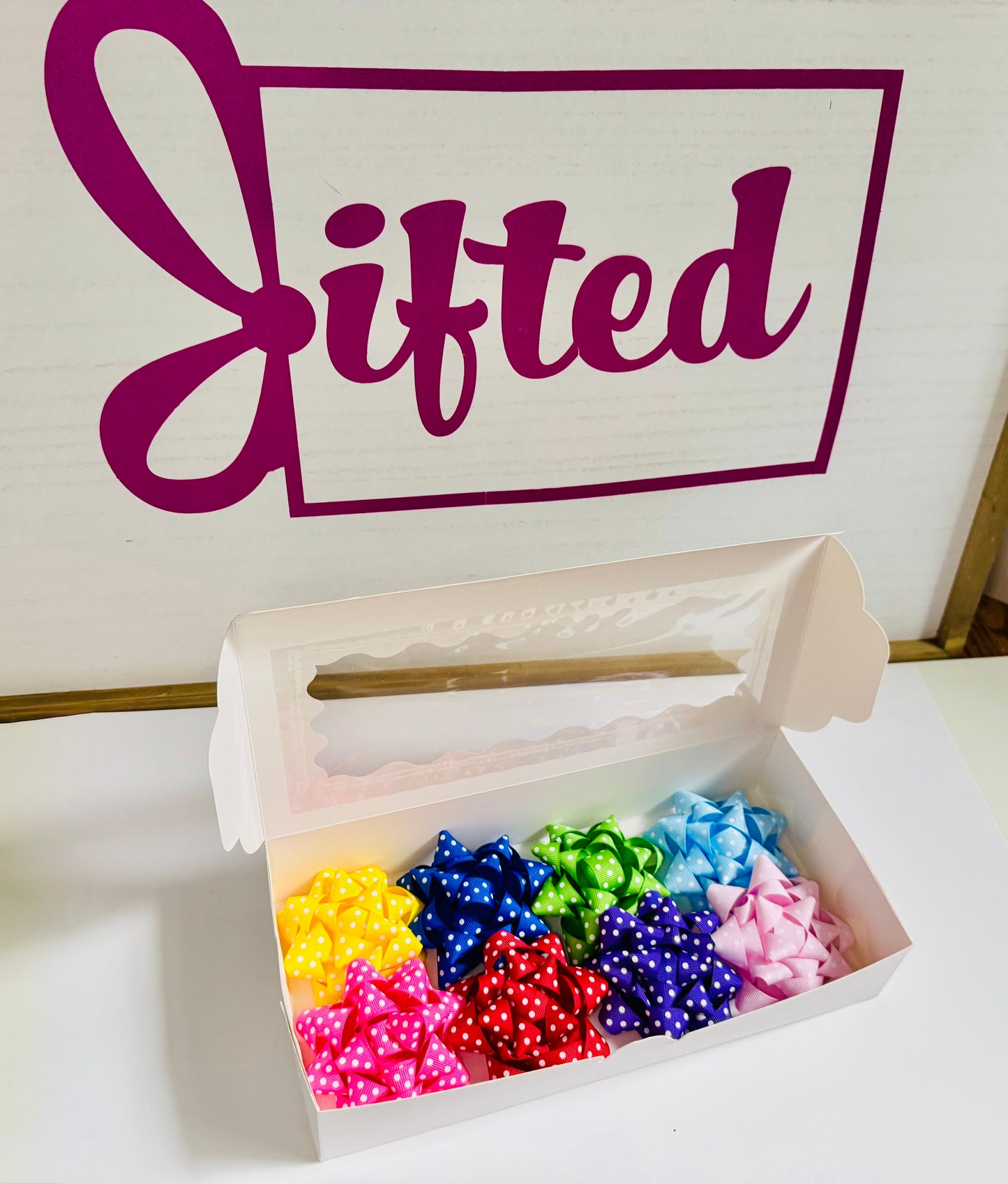 Gift Bow Multi-Pack - Polka Dot Assorted Colors