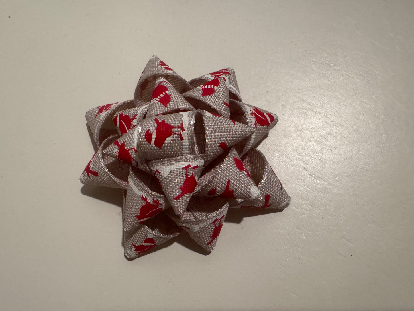 Holiday Gift Bow - Christmas Cardinal