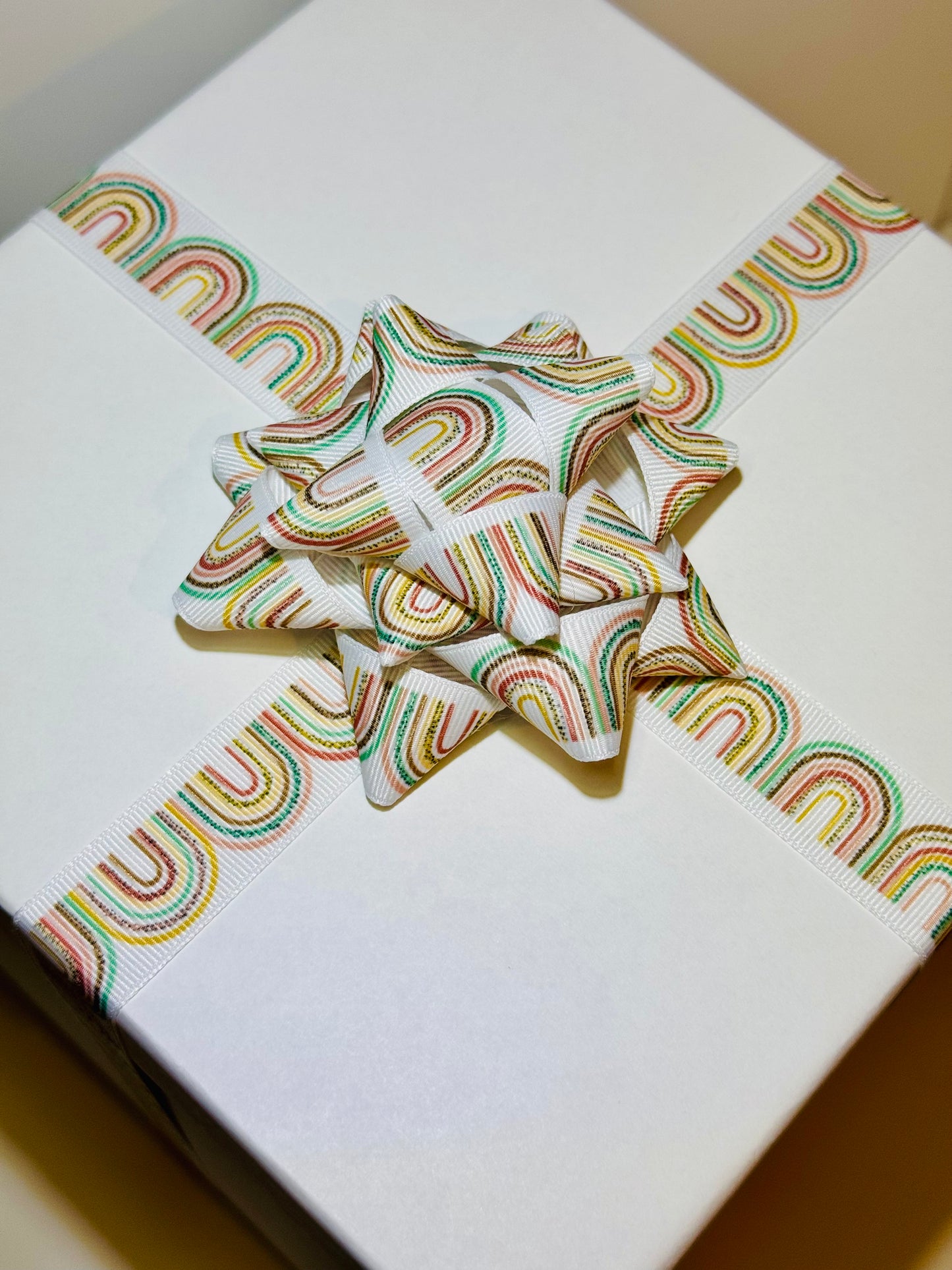 Gift Bow - Boho Rainbow