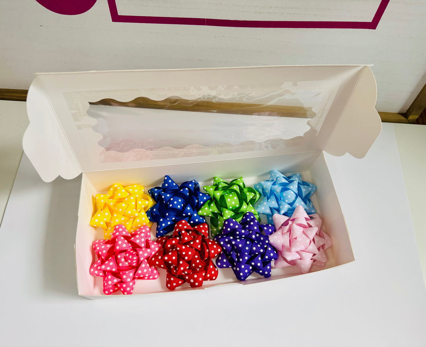 Gift Bow Multi-Pack - Polka Dot Assorted Colors