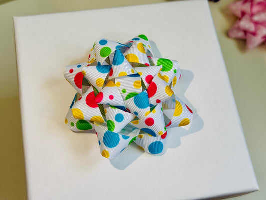 Gift Bow - Multicolored Dots