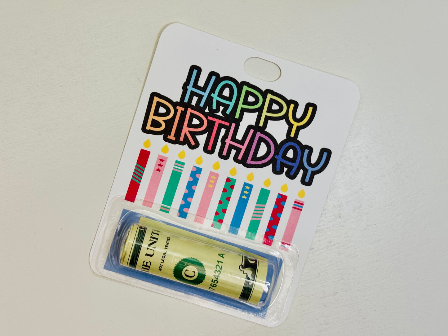 Money Holder Card - Happy Birthday