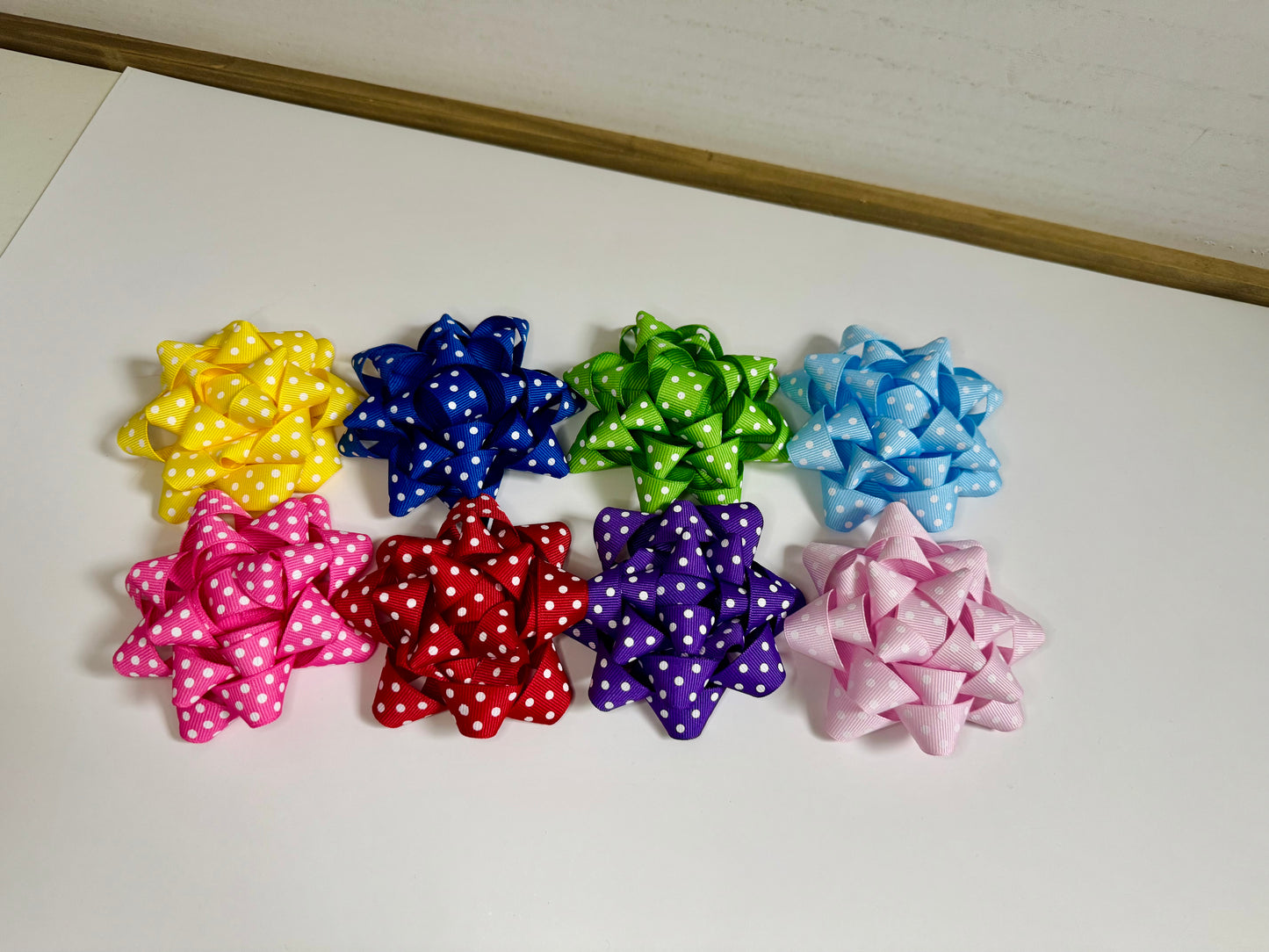 Gift Bow Multi-Pack - Polka Dot Assorted Colors