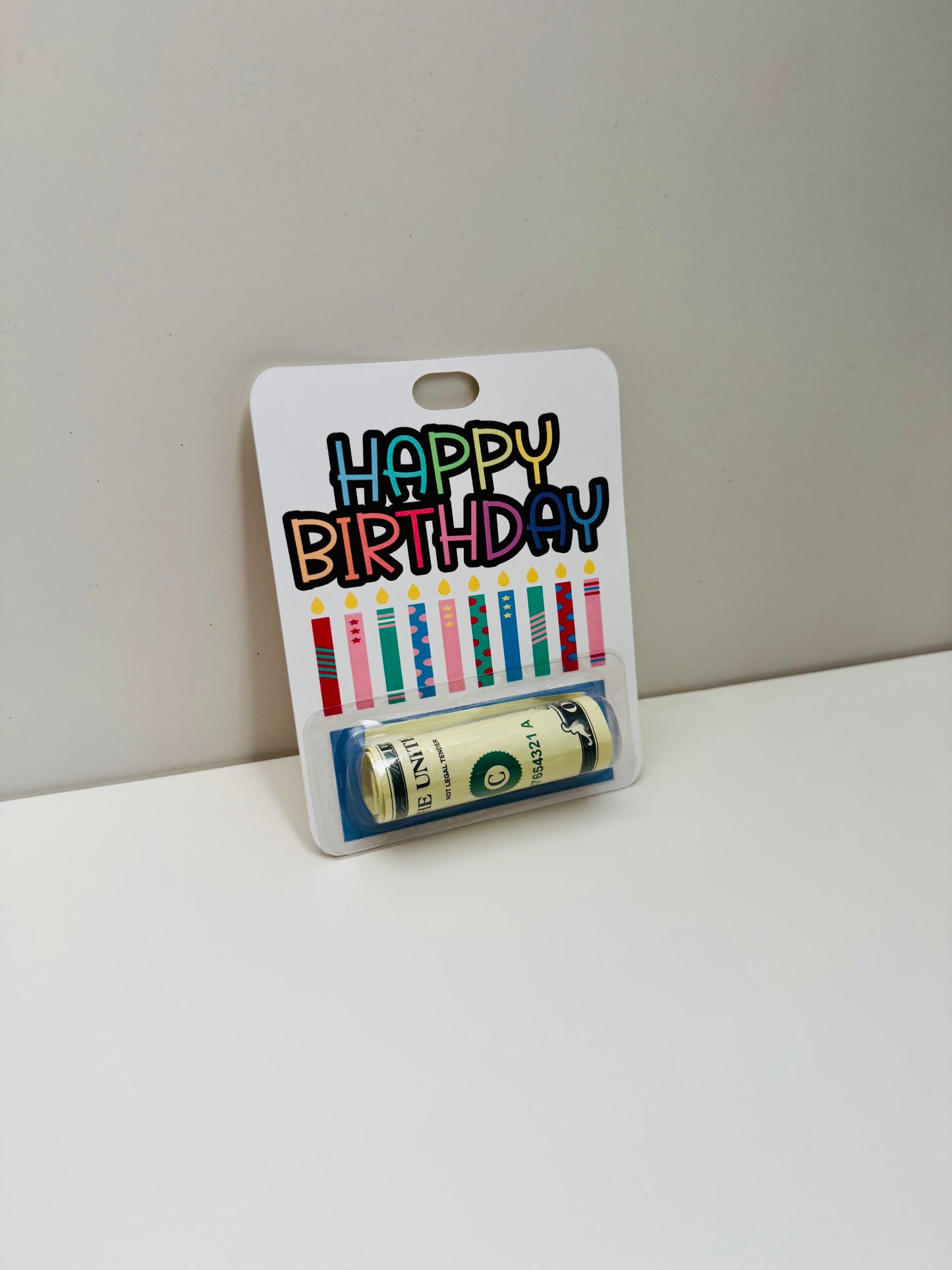 Money Holder Card - Happy Birthday
