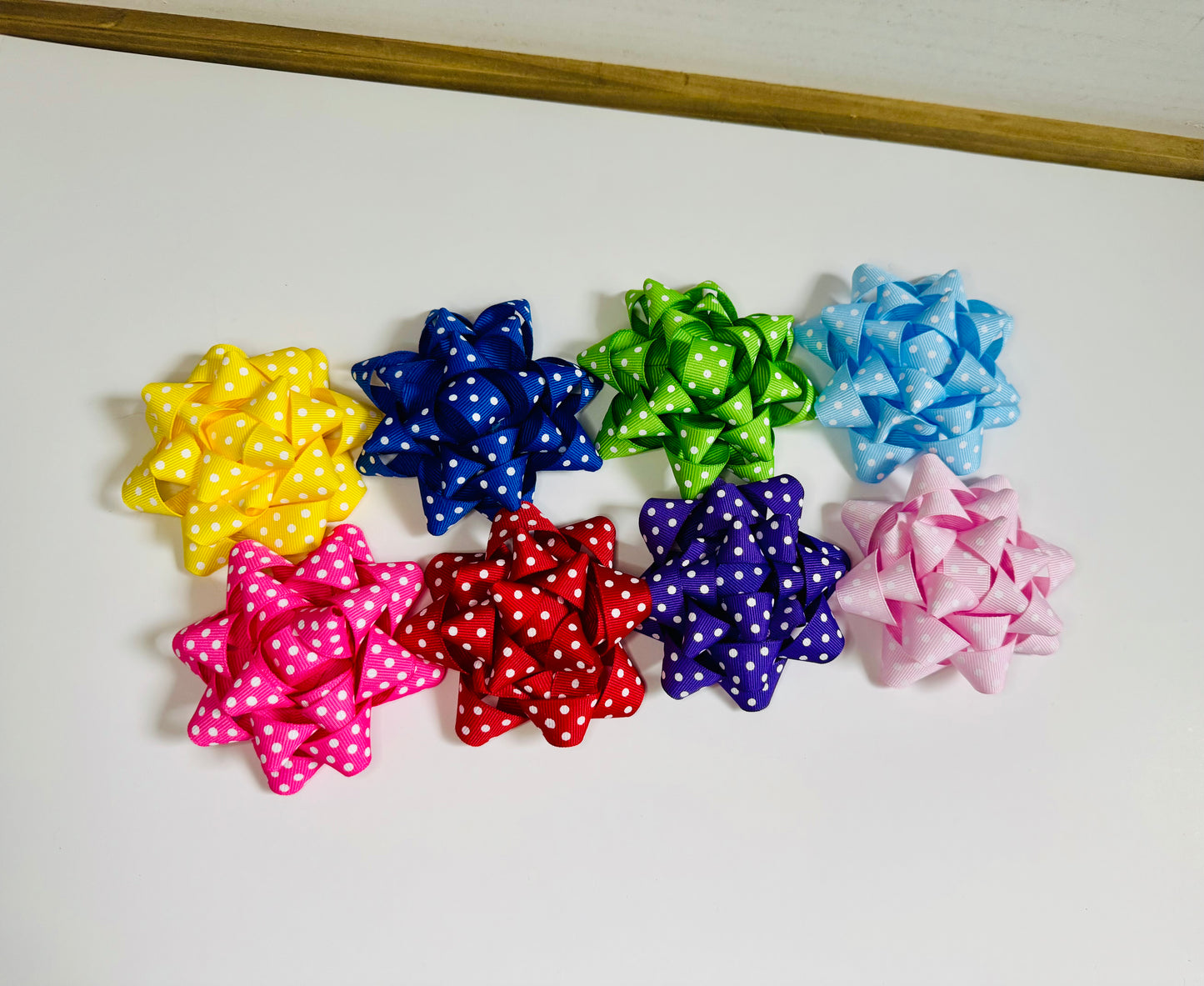 Gift Bow Multi-Pack - Polka Dot Assorted Colors