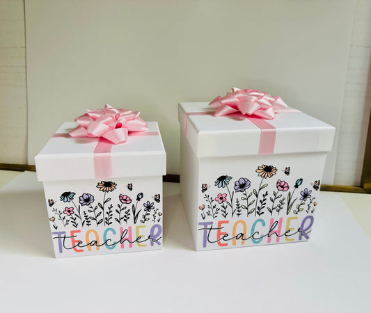 Gift Box Bundle - Pastel Floral Teacher