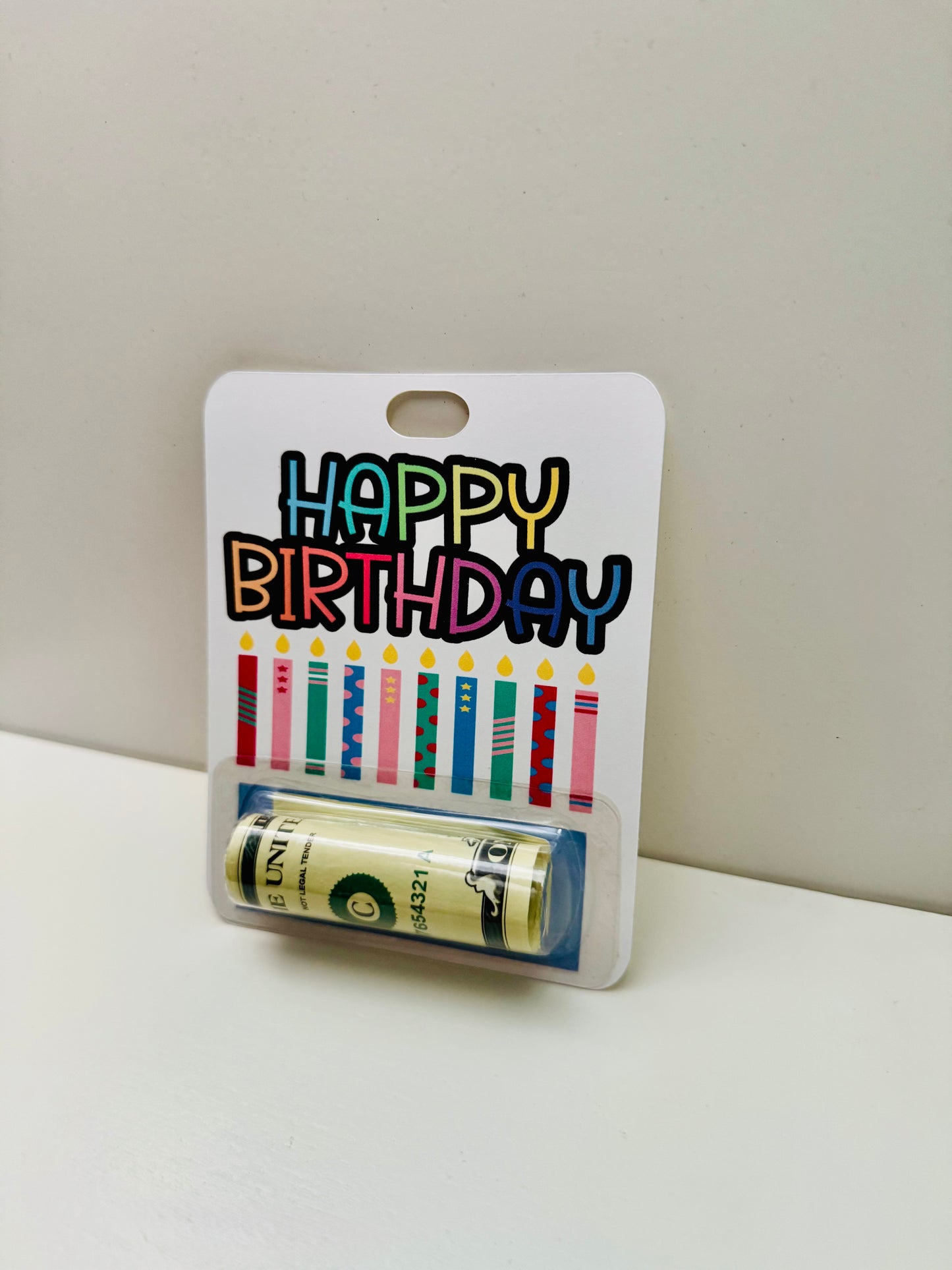 Money Holder Card - Happy Birthday