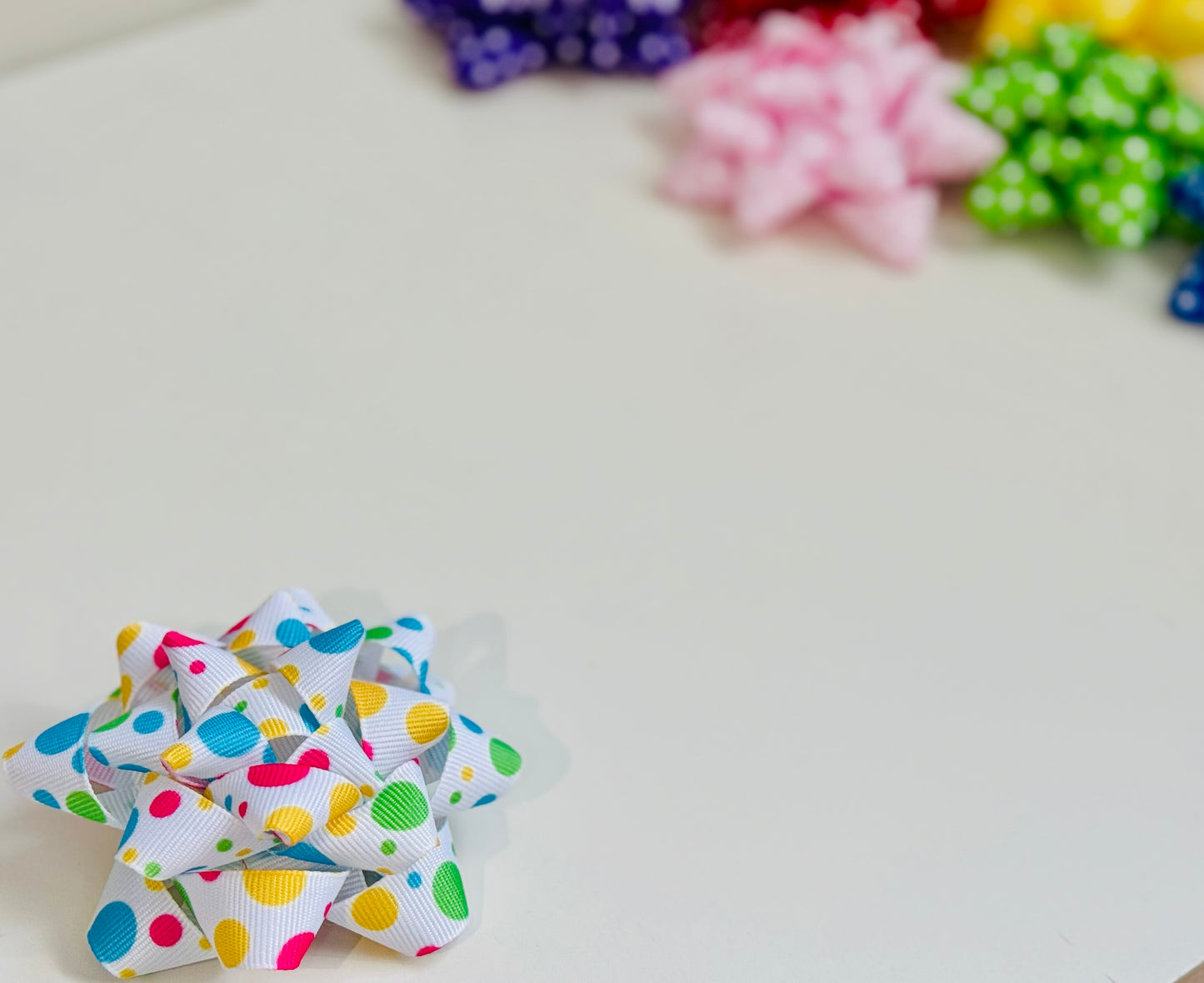 Gift Bow - Multicolored Dots