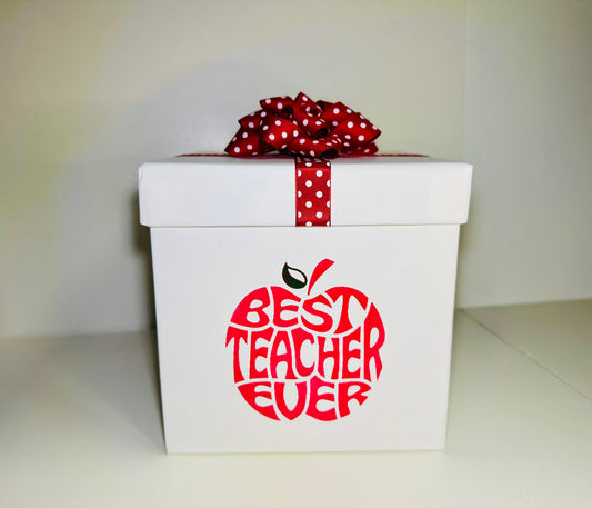 Gift Box Bundle - Best Teacher Ever Apple