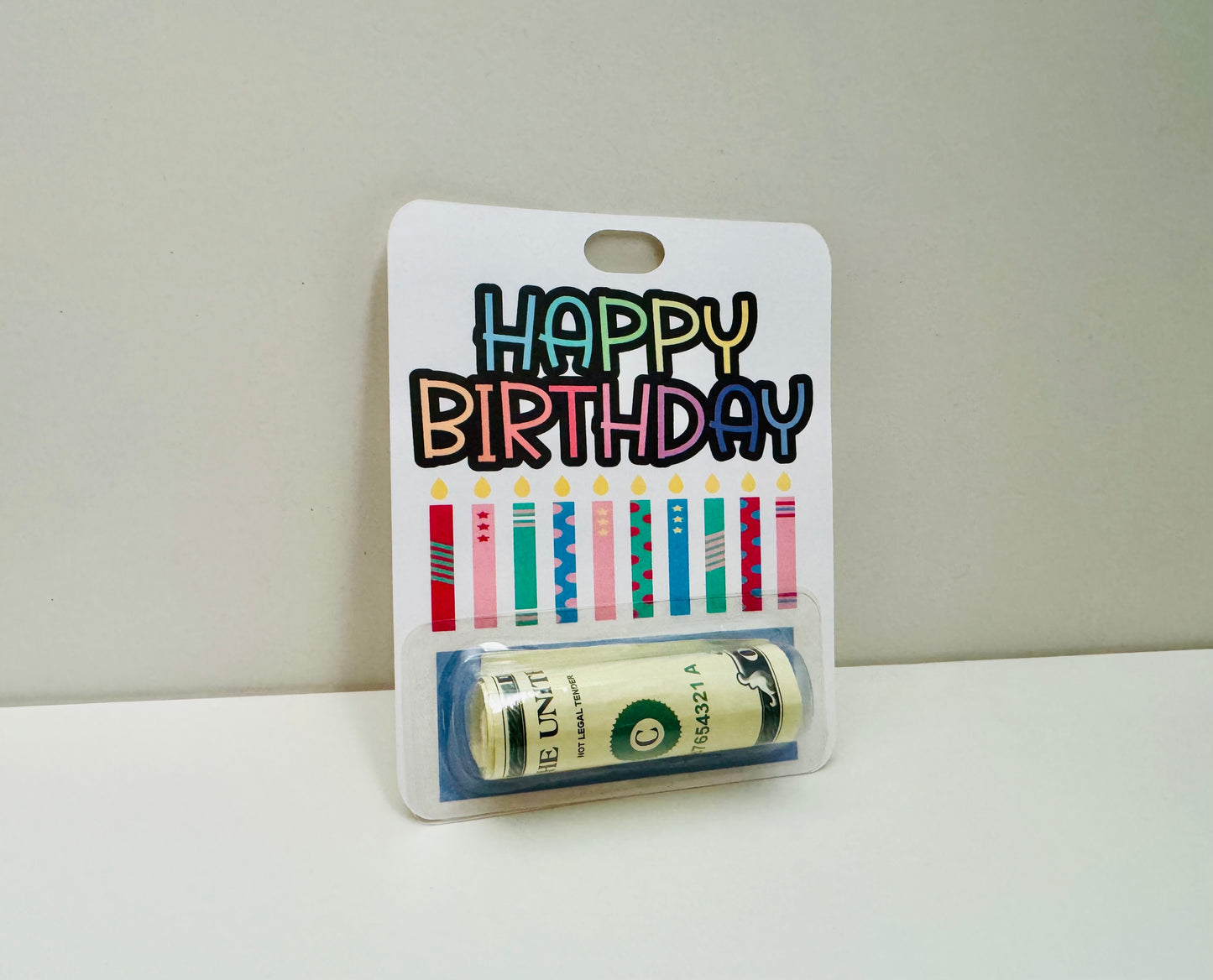 Money Holder Card - Happy Birthday
