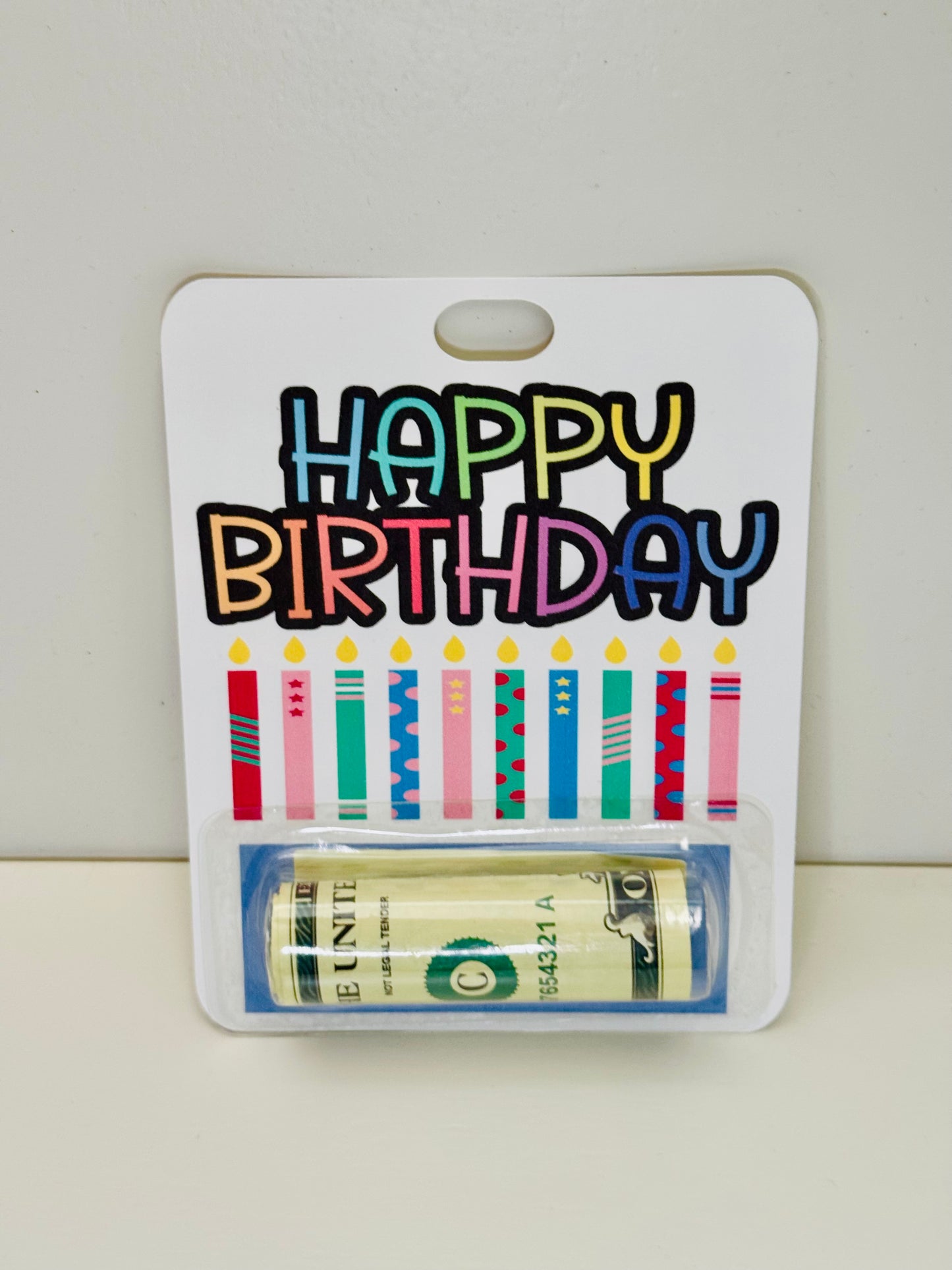 Money Holder Card - Happy Birthday