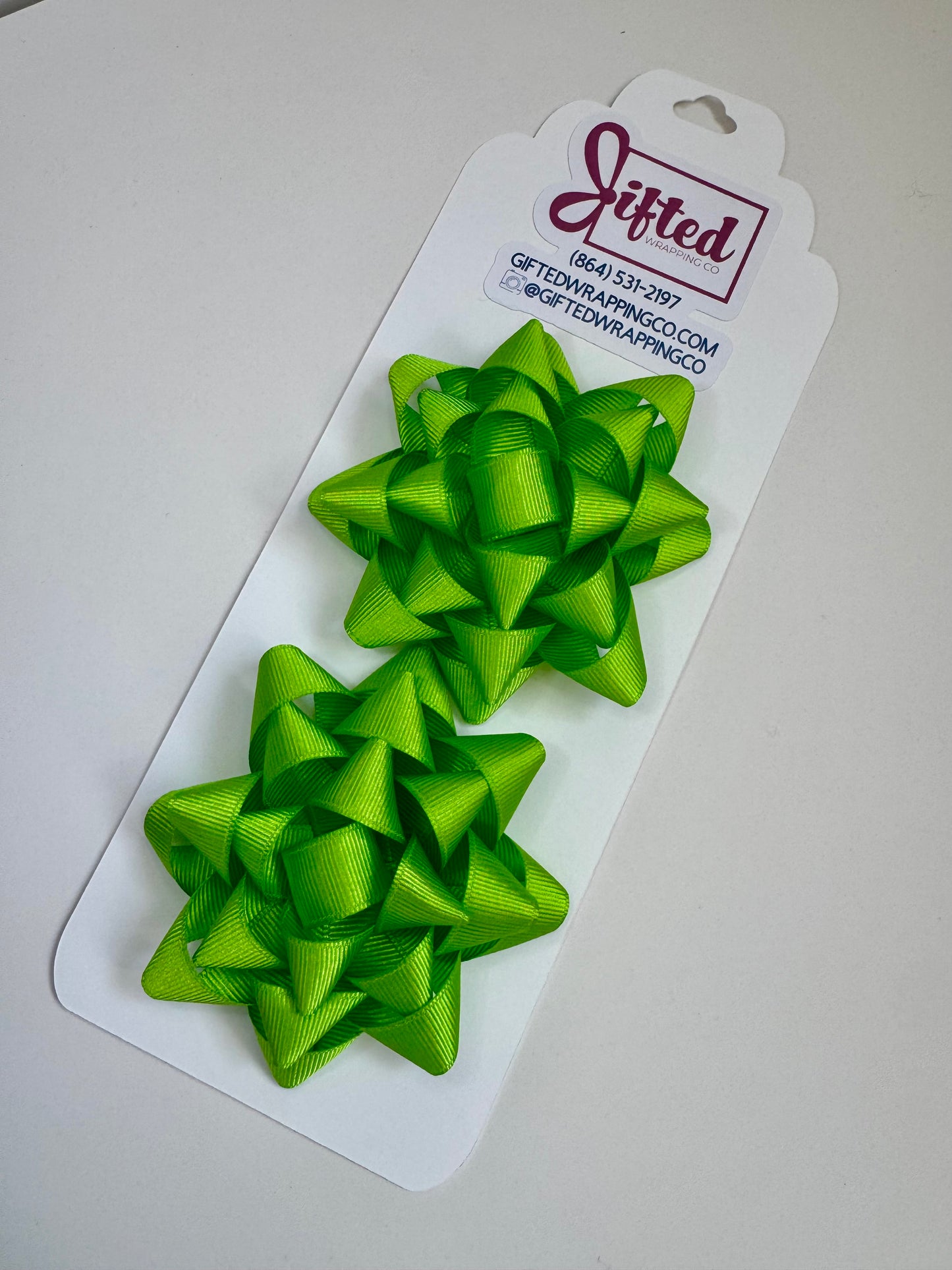 Gift Bow - Solid Color Grosgrain Ribbon
