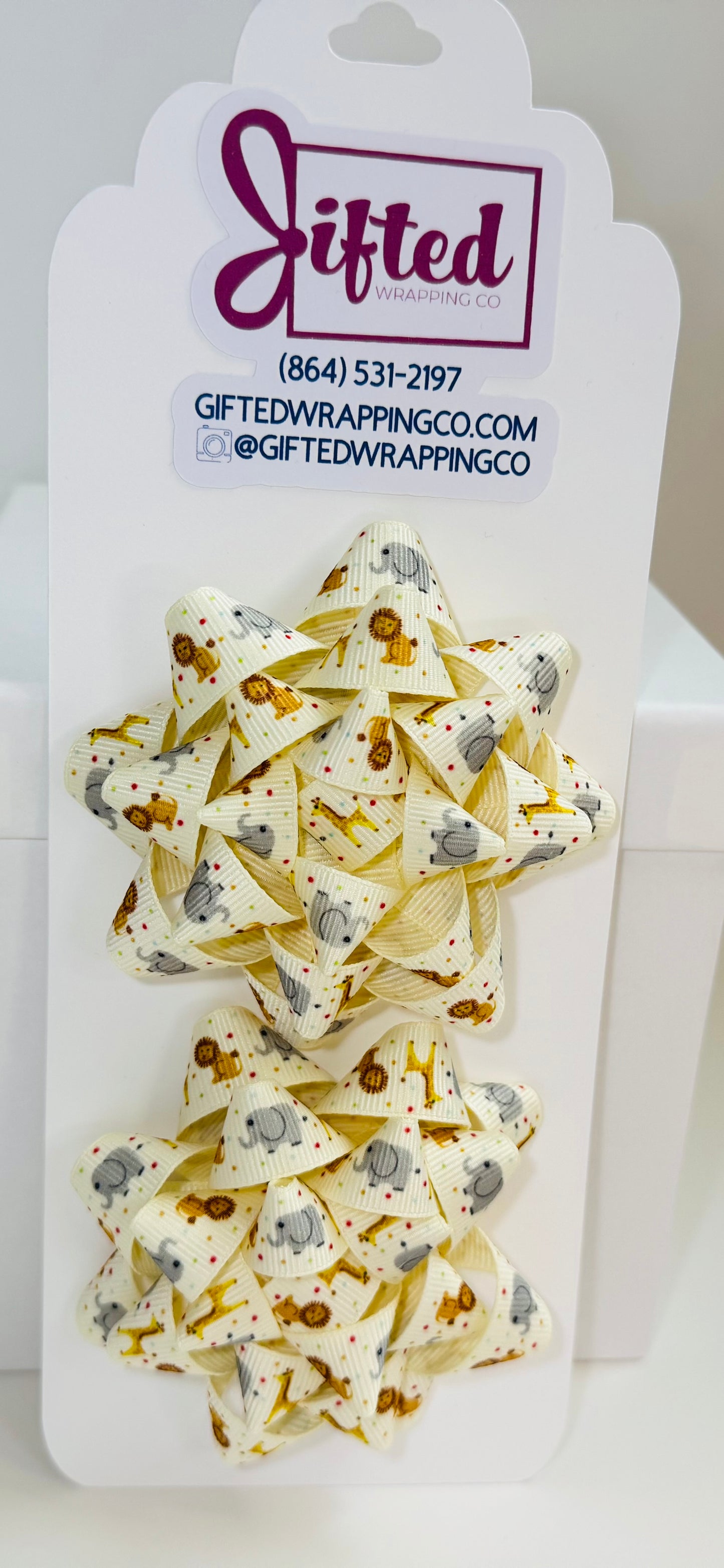 Gift Bow - Baby Animals