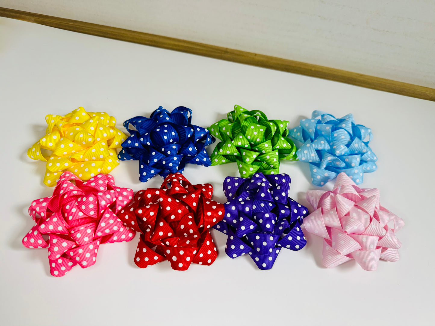 Gift Bow Multi-Pack - Polka Dot Assorted Colors