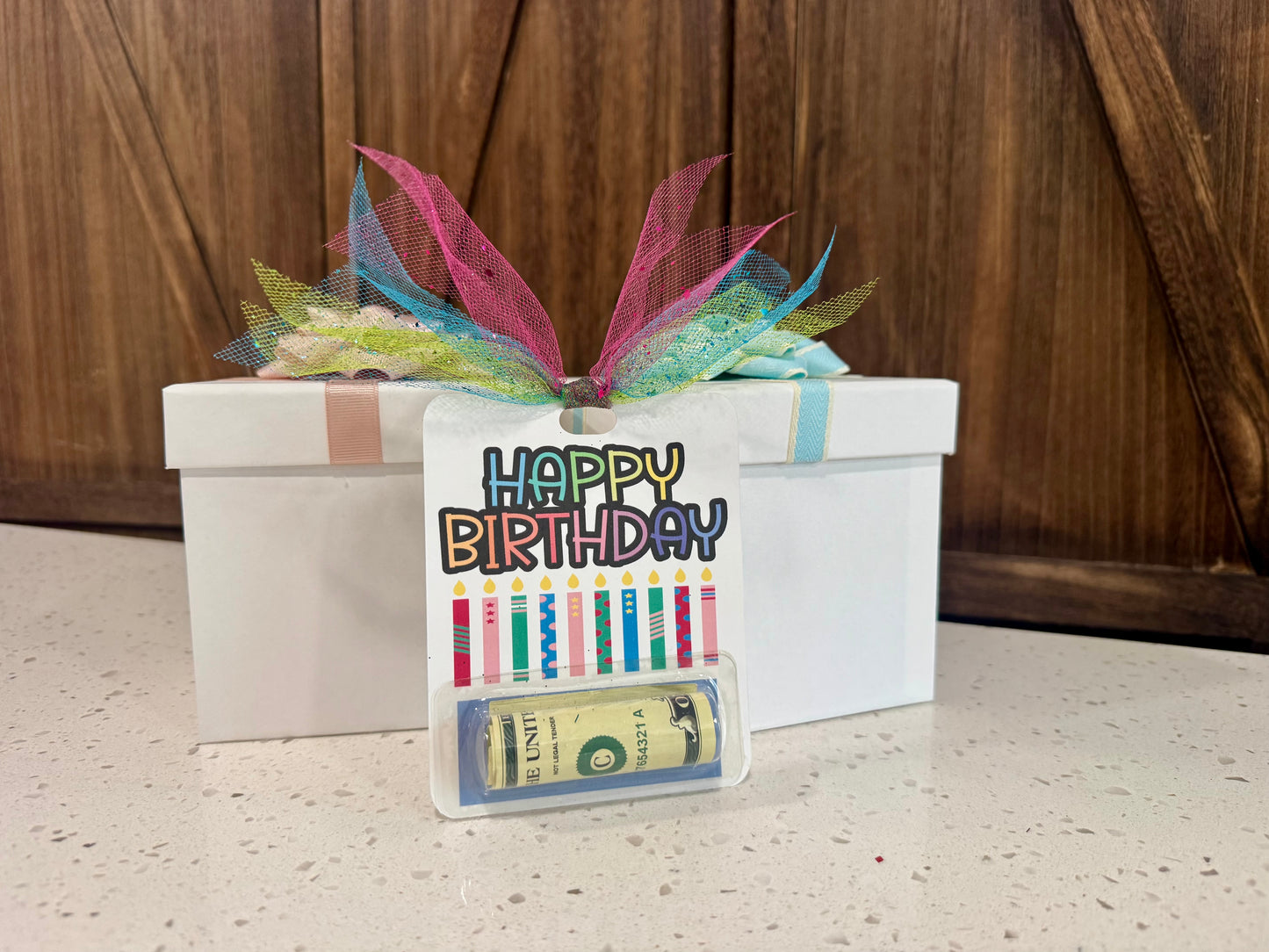 Money Holder Card - Happy Birthday