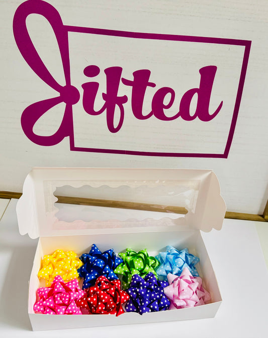Gift Bow Multi-Pack - Polka Dot Assorted Colors