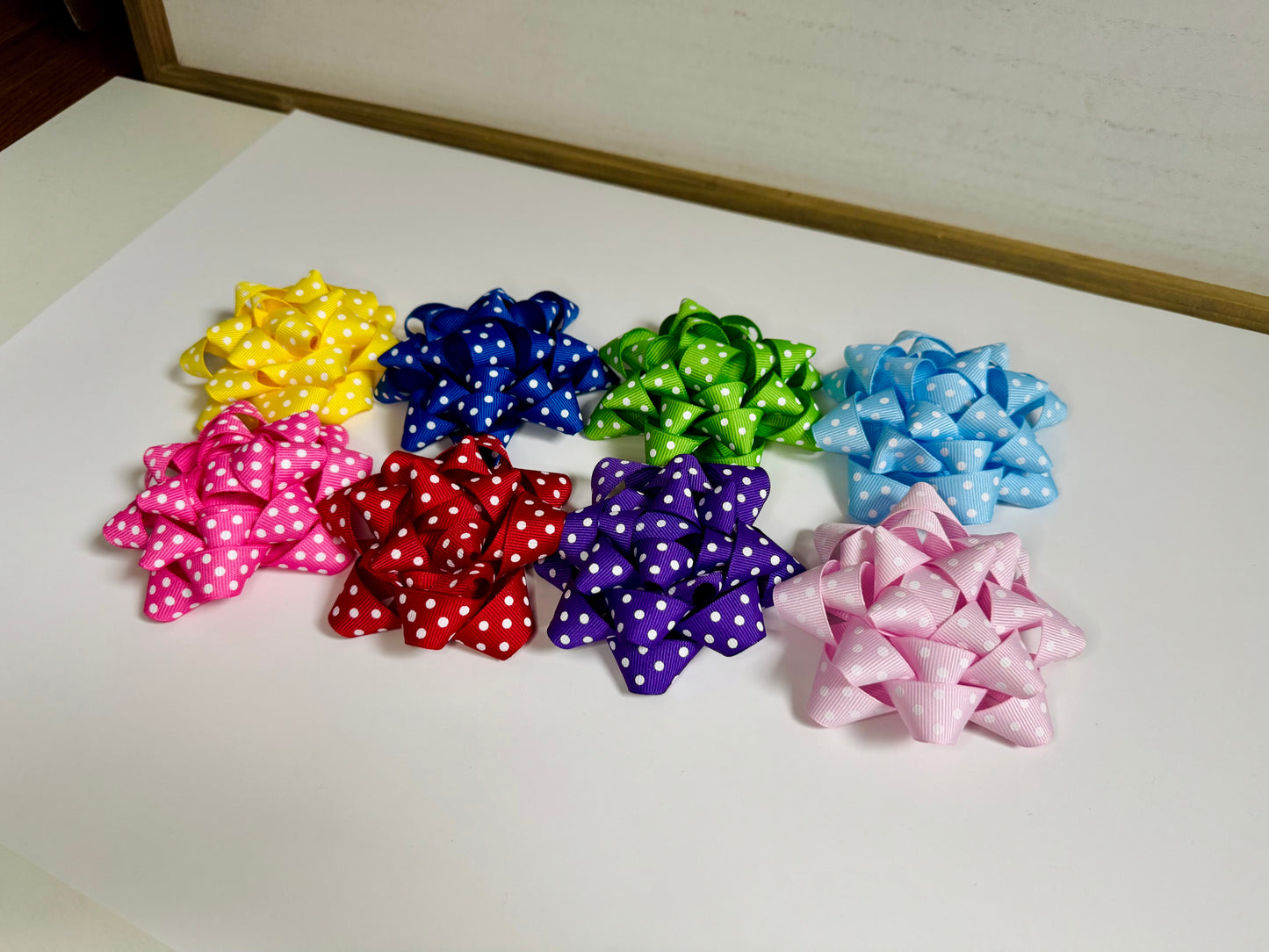 Gift Bow Multi-Pack - Polka Dot Assorted Colors