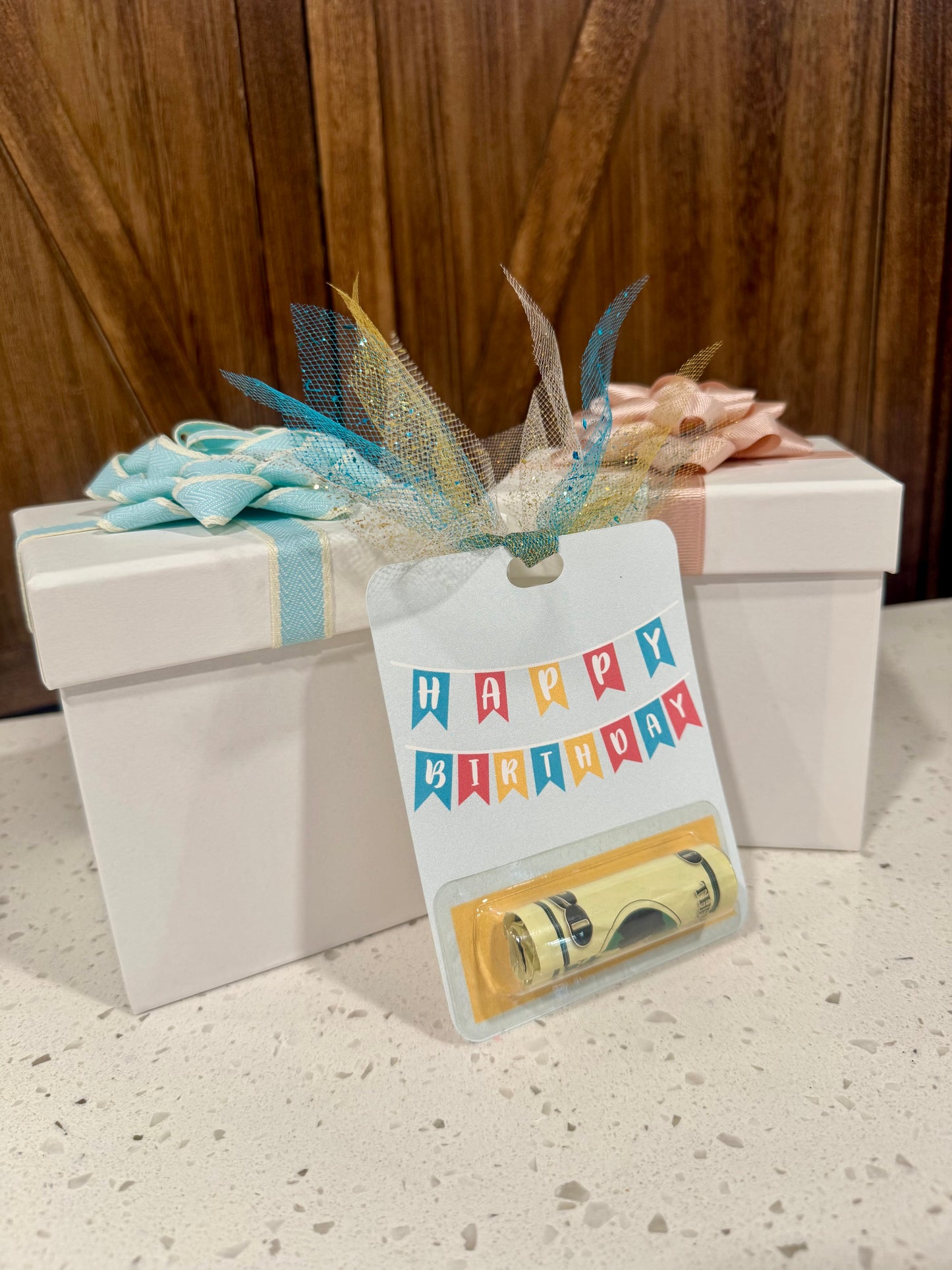 Money Holder Card - Happy Birthday Banner
