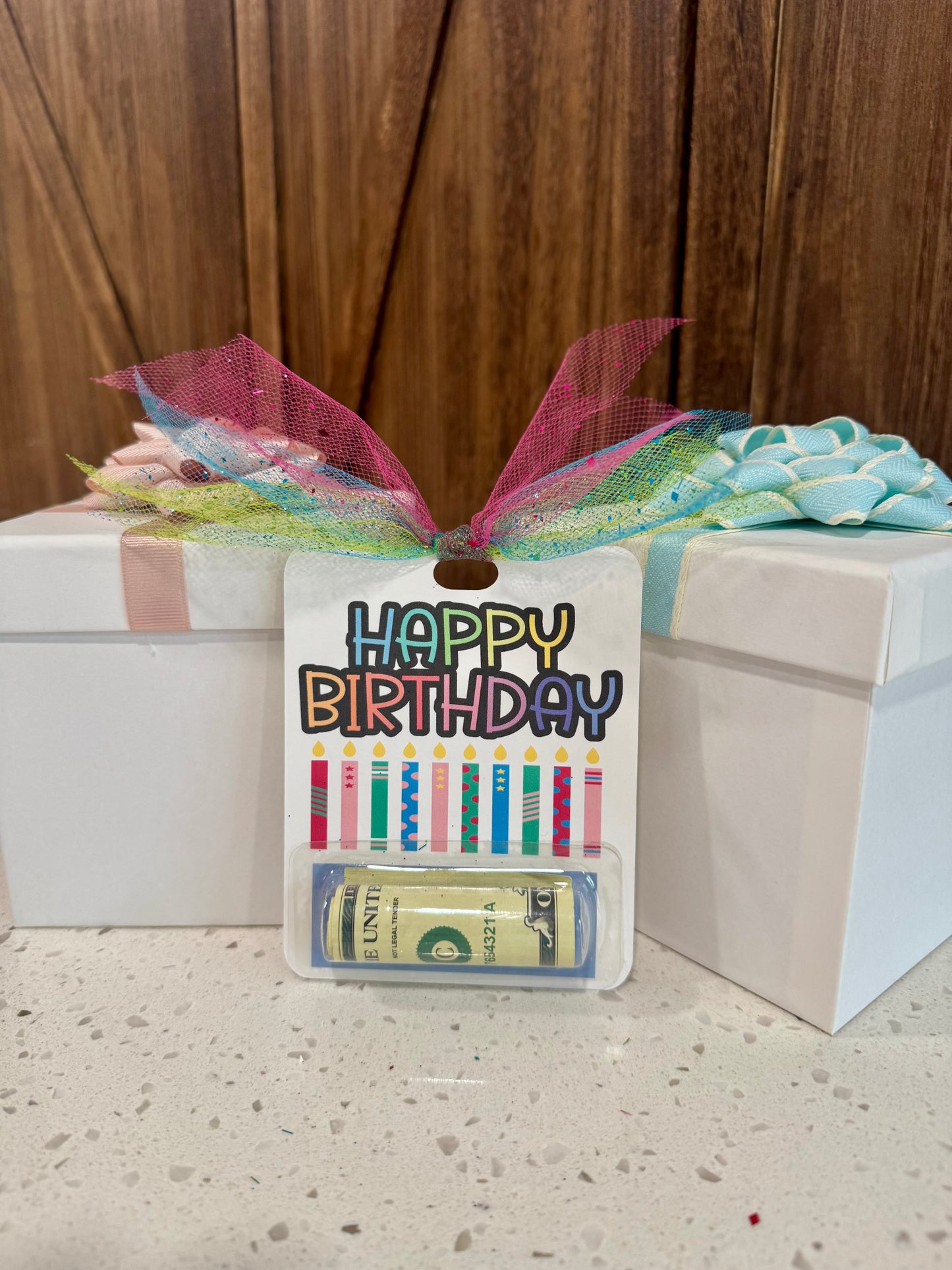 Money Holder Card - Happy Birthday