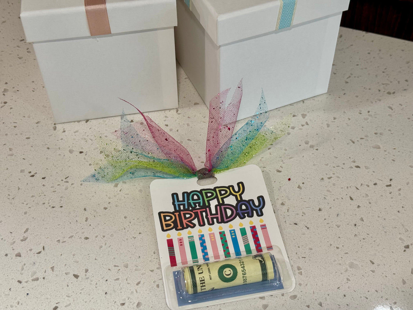 Money Holder Card - Happy Birthday