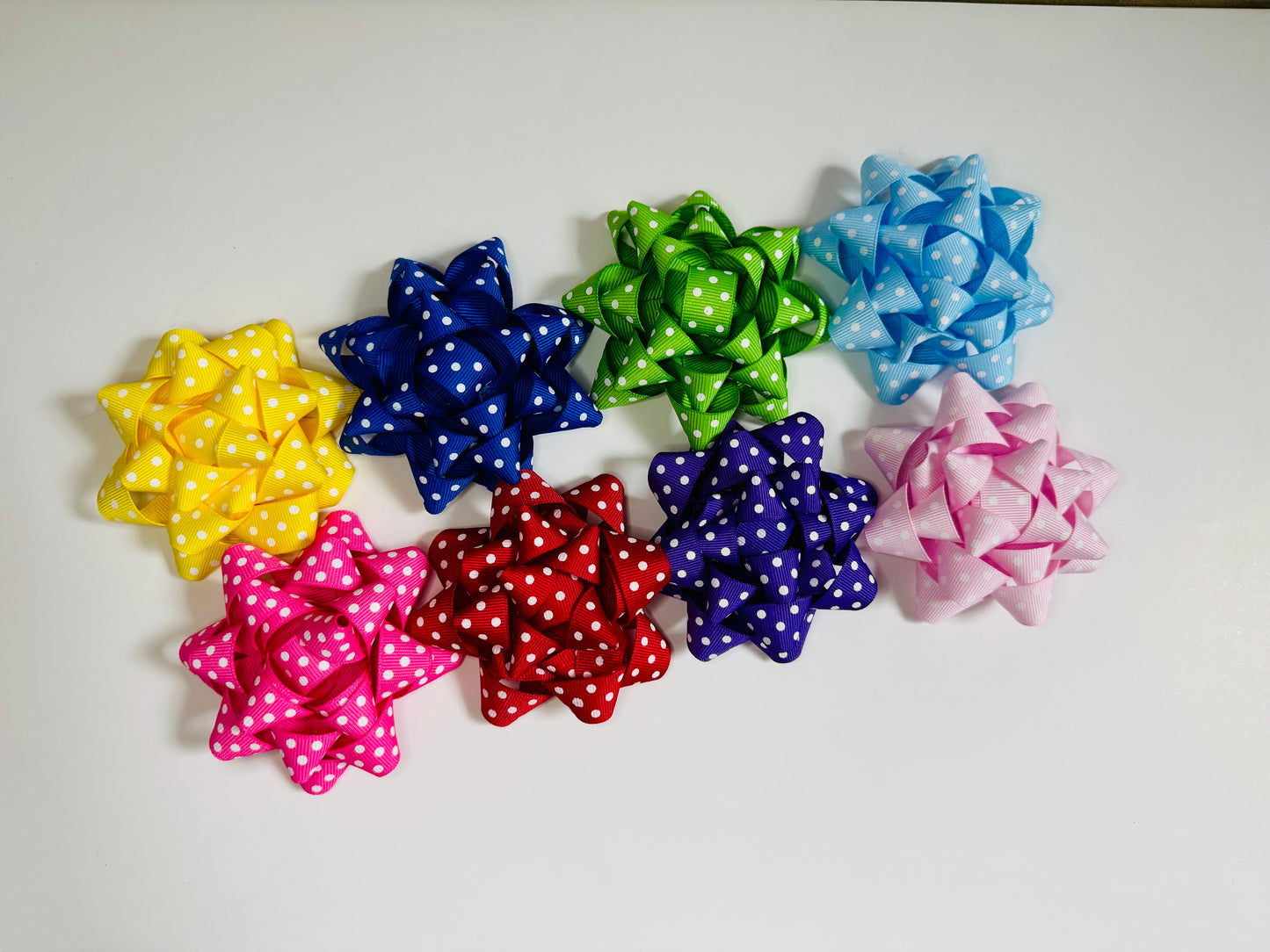 Gift Bow Multi-Pack - Polka Dot Assorted Colors